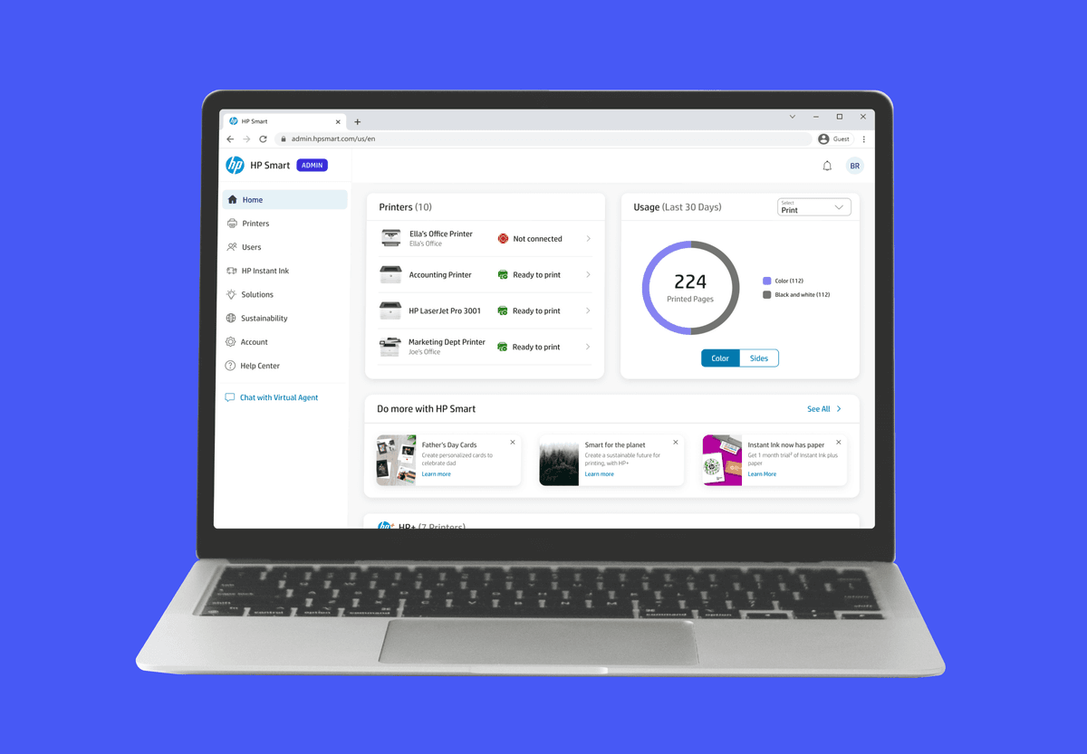 HP Smart Enterprise Admin Portal